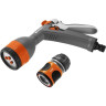 Комплект: многофункциональный пистолет для полива + стандартный коннектор 1/2